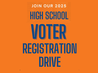 The annual High School Voter Registration Drive takes place April 2 – 30. The drive provides an opportunity for eligible students, ages 16 – 18 to become registered voters. For more information, visit browardvotes.gov/hsvrd